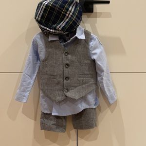 Janie & Jack Boys 18M-24M Suit Set- Like NEW!